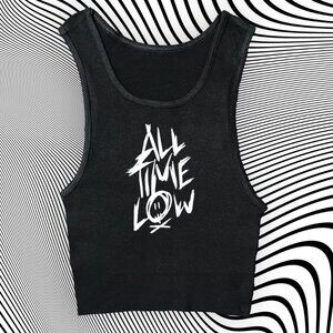 All Time Low Unisex Cropped Tank